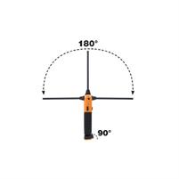 LAMPADA DA ISPEZIONE RICARICABILE A LED ORIENTABILE A 180'